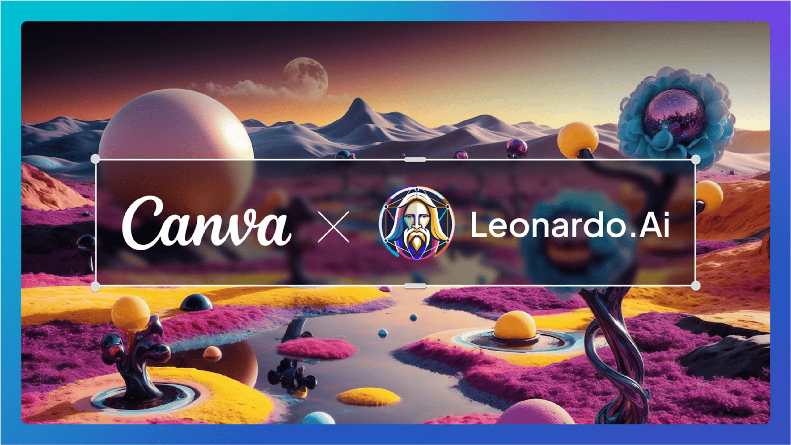 Leonardo.Ai and Canva announcement image