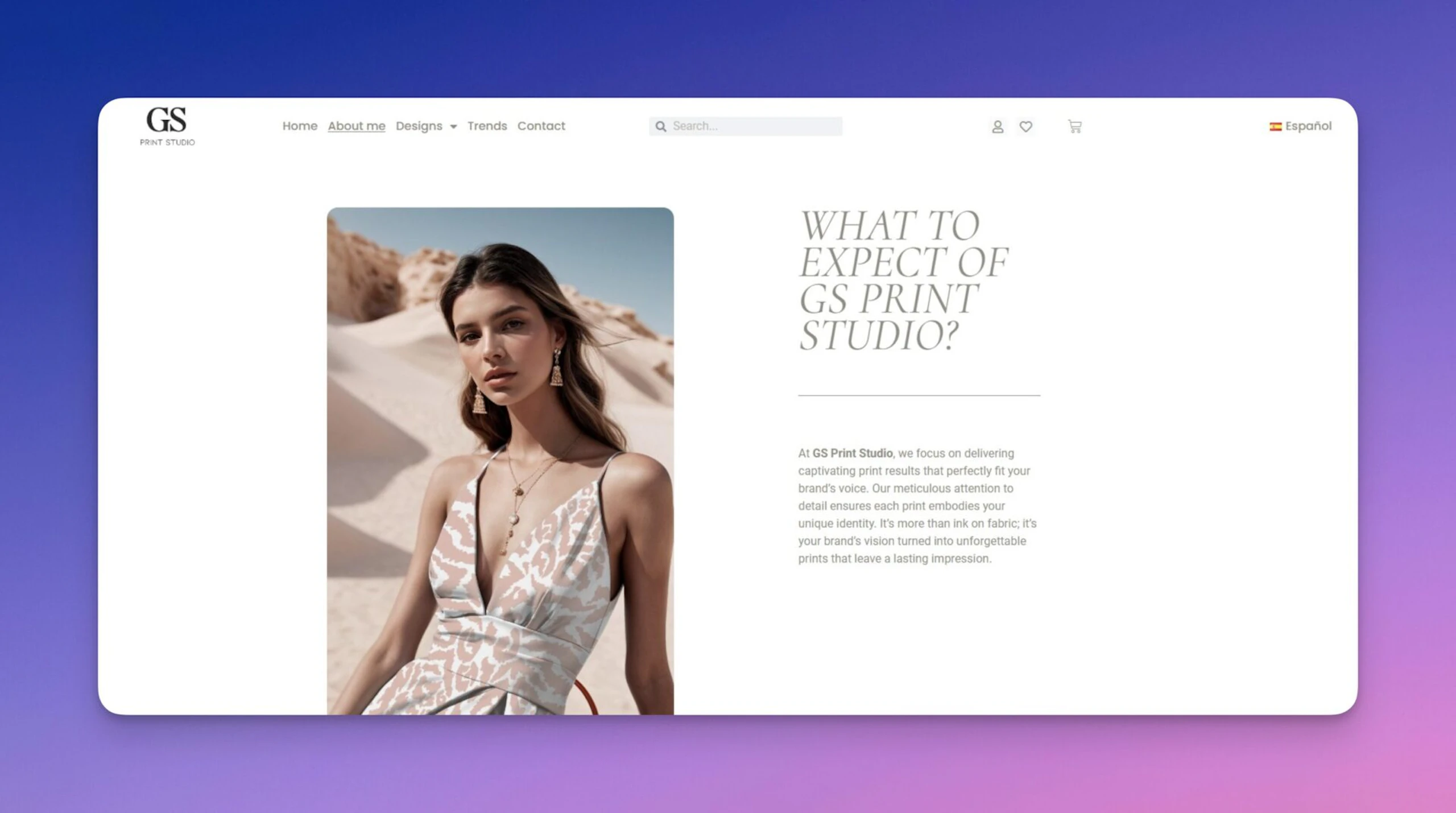ai fashion design website example