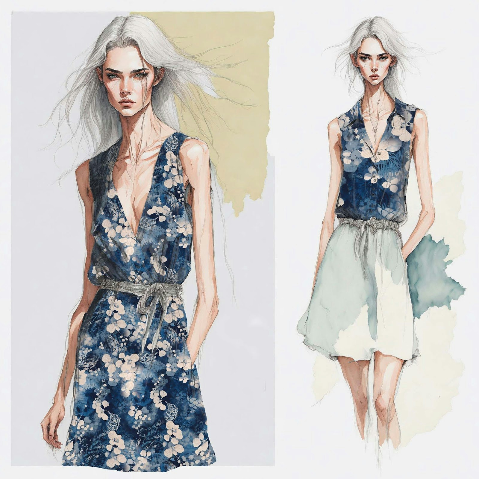 Fashion design concept inspired by Leonardo Ai